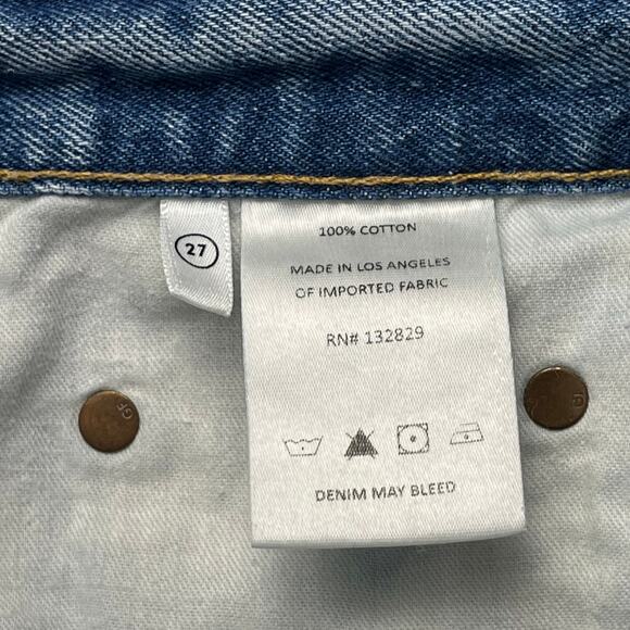 GRLFRND Hayden Low Rise Button Fly Boyfriend Jean Shorts 27 - Picture 6 of 7